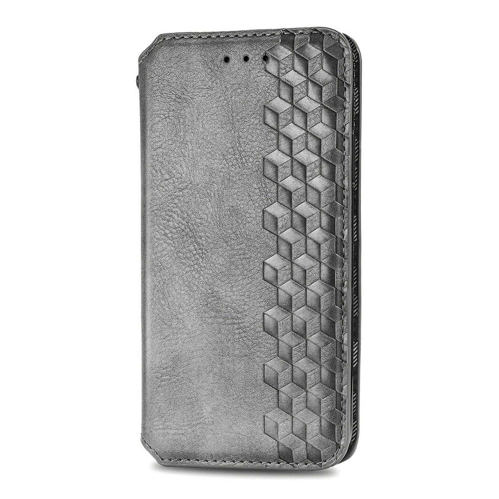 For Google Pixel 7 Pro 5G Full Protection Rhombus Imprinted PU Leather Phone Case Wallet Stand Magnetic Auto Closing Flip Phone Cover