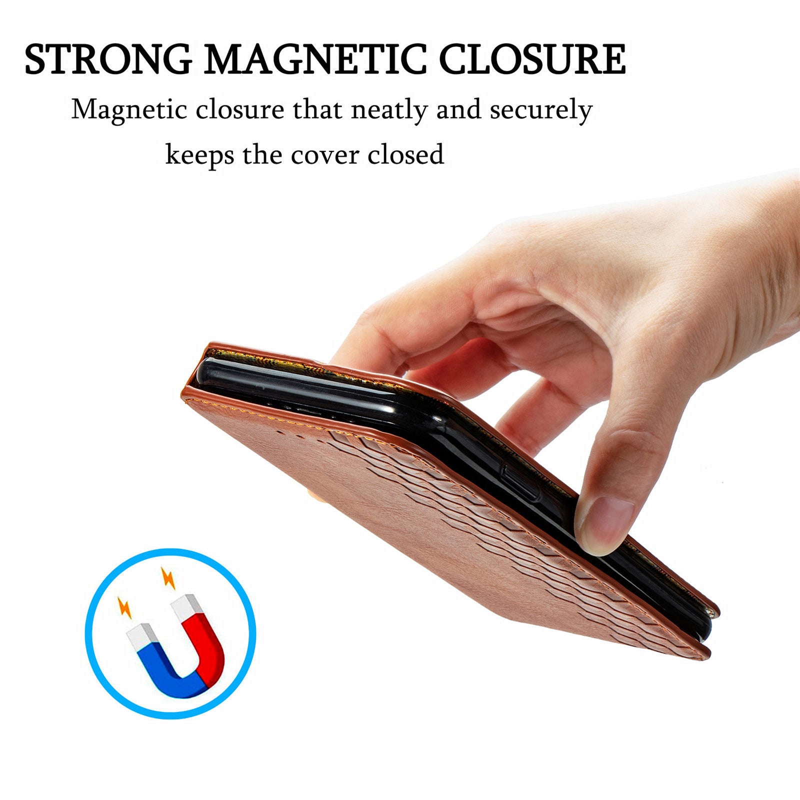 For Sony Xperia 10 IV 5G Shockproof Phone Cover Rhombus Imprinted Magnetic Closure PU Leather Protective Phone Flip Wallet Case Stand