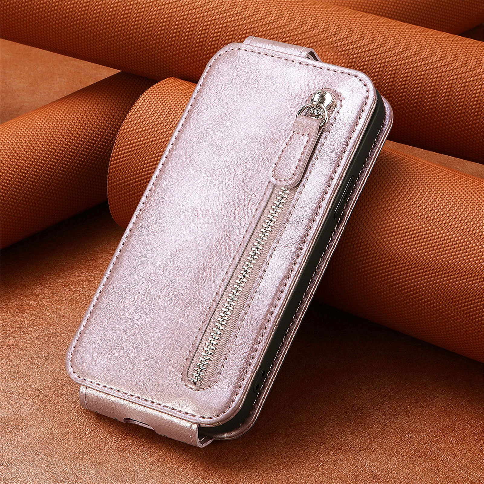 For Xiaomi 13 Pro 5G Wallet Stand Magnetic Closure Phone Case Zipper Pocket PU Leather Vertical Flip Phone Cover