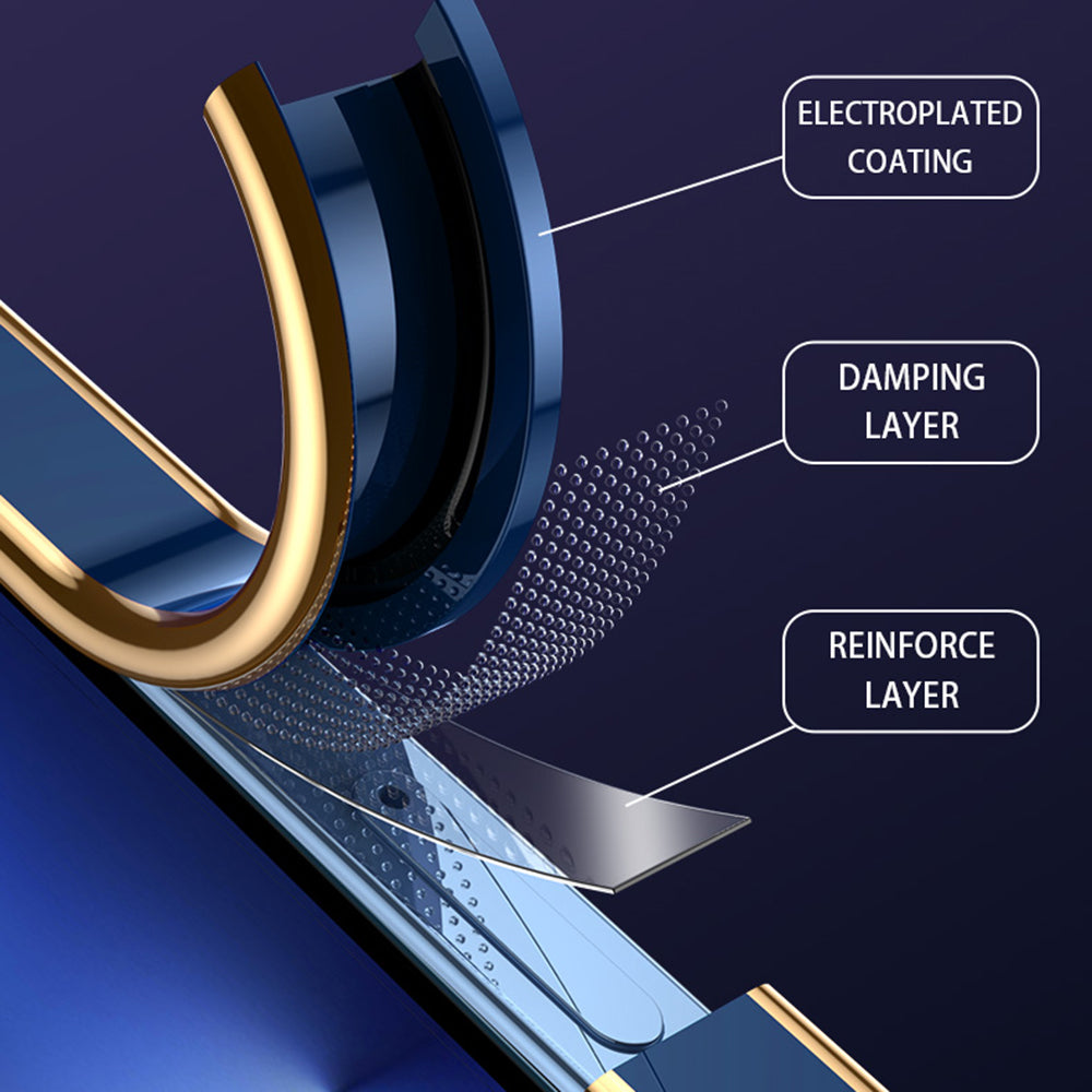 For Oppo Reno8 Pro 5G (Global Version) Electroplated Transparent TPU Phone Cover Anti-scratch Anti-drop Back Case