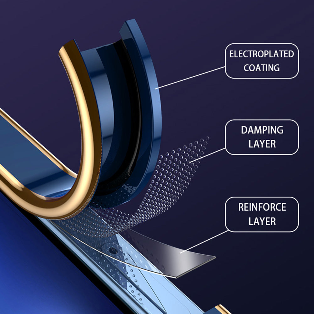 For iPhone 14 Pro Max Soft TPU Back Cover Electroplating Anti-drop Protection Phone Case