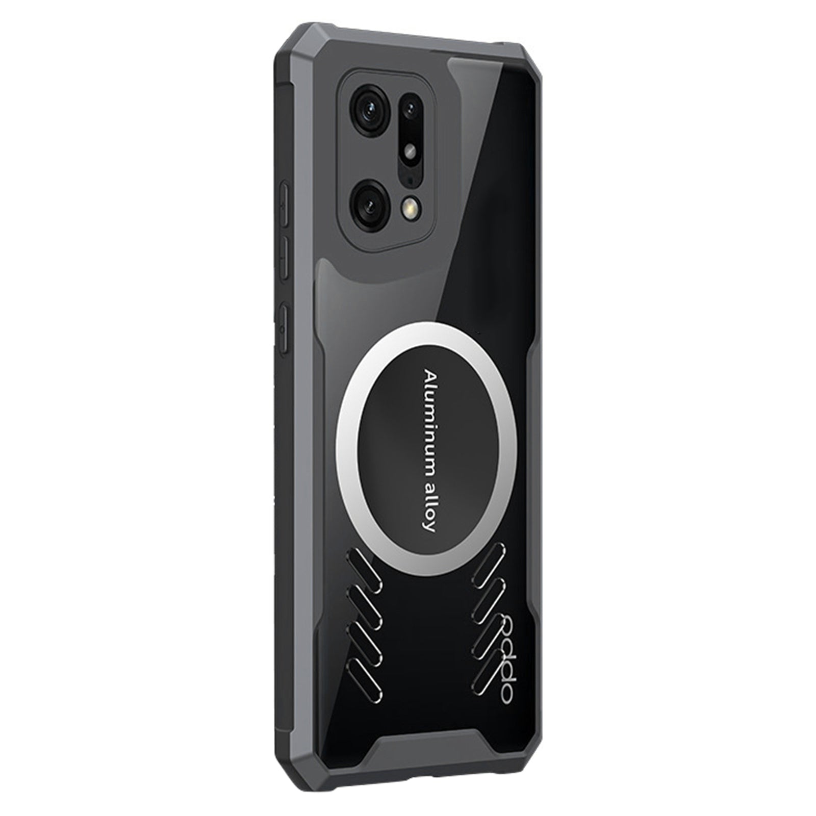 For Oppo Find X5 Pro 5G Clear Phone Shell Cover Graphene Heat Dissipation Gaming Cooling Phone Case Works for Magnetic Car Mount Holder