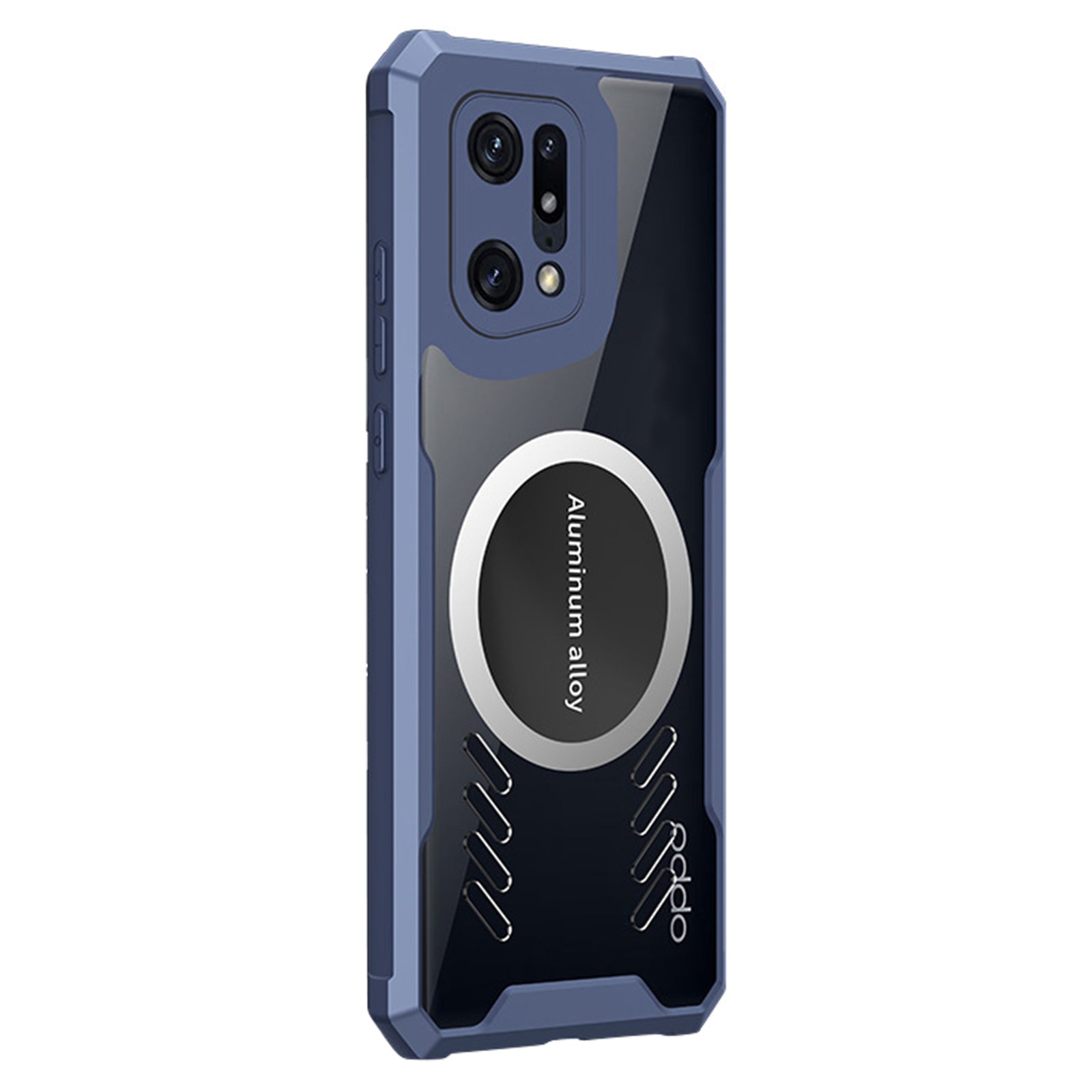 For Oppo Find X5 Pro 5G Clear Phone Shell Cover Graphene Heat Dissipation Gaming Cooling Phone Case Works for Magnetic Car Mount Holder