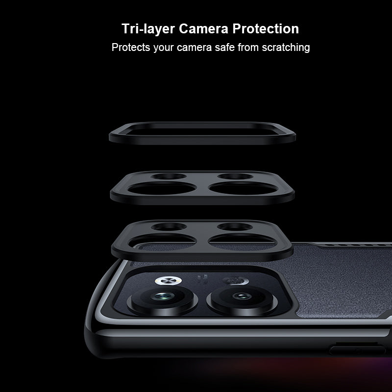XUNDD For Oppo Reno9 Pro 5G Anti-drop Smartphone Case Carbon Fiber Texture TPU Acrylic Mobile Phone Back Cover