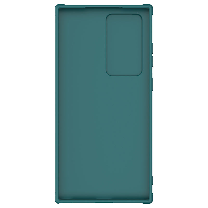 NILLKIN For Samsung Galaxy S23 Ultra Shockproof Phone Cover Slide Camera Protection PU Leather PC TPU Phone Case