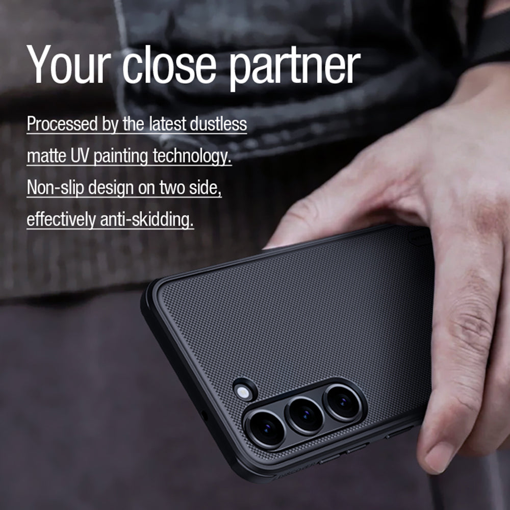 NILLKIN Frosted Shield Pro for Samsung Galaxy S23 Matte PC TPU Phone Case Anti-drop Magnetic Phone Cover