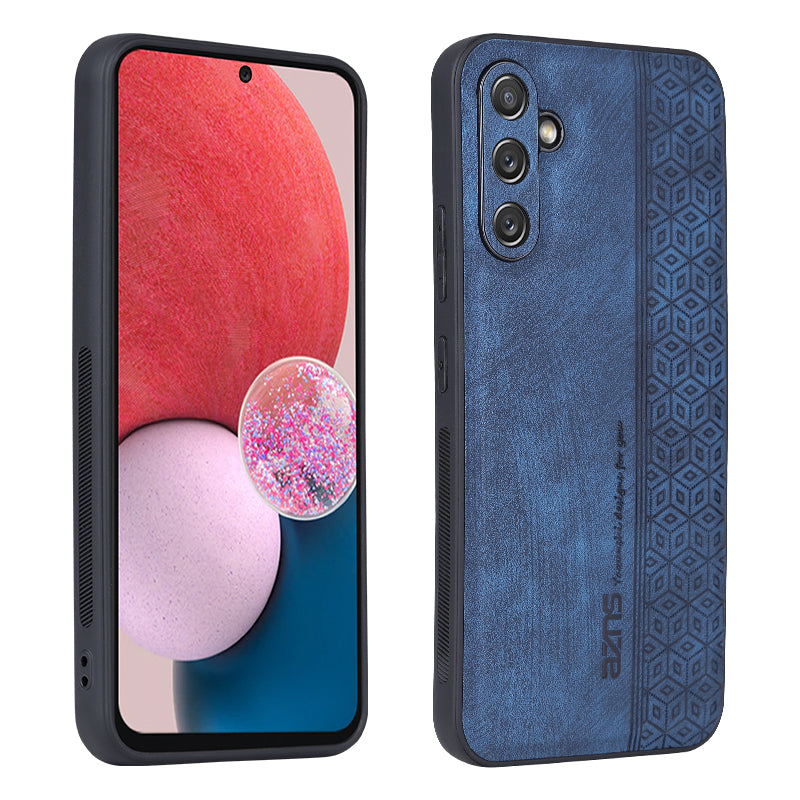 AZNS For Samsung Galaxy A54 5G Imprinted Pattern Phone Case PU Leather Coated TPU Scratch-resistant Phone Back Cover