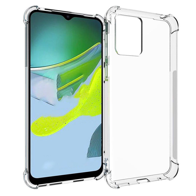 For Motorola Moto E13 4G Shock-absorbing Anti-Slip Clear Phone Case Reinforced Corners TPU Protective Cover