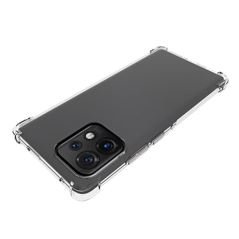 For Motorola Moto X40 5G/Edge 40 Pro 5G Transparent Anti-Slip Phone Case Reinforced Corners TPU Shockproof Protective Cover