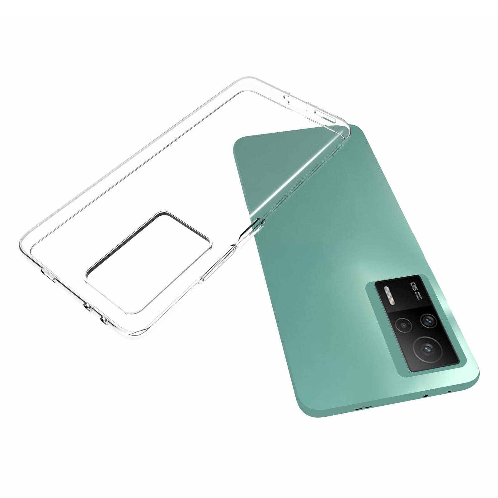 10Pcs/Pack For Xiaomi Redmi K60E 5G Inner Watermark-Free TPU Phone Case Lightweight Non-slip Transparent Phone Cover