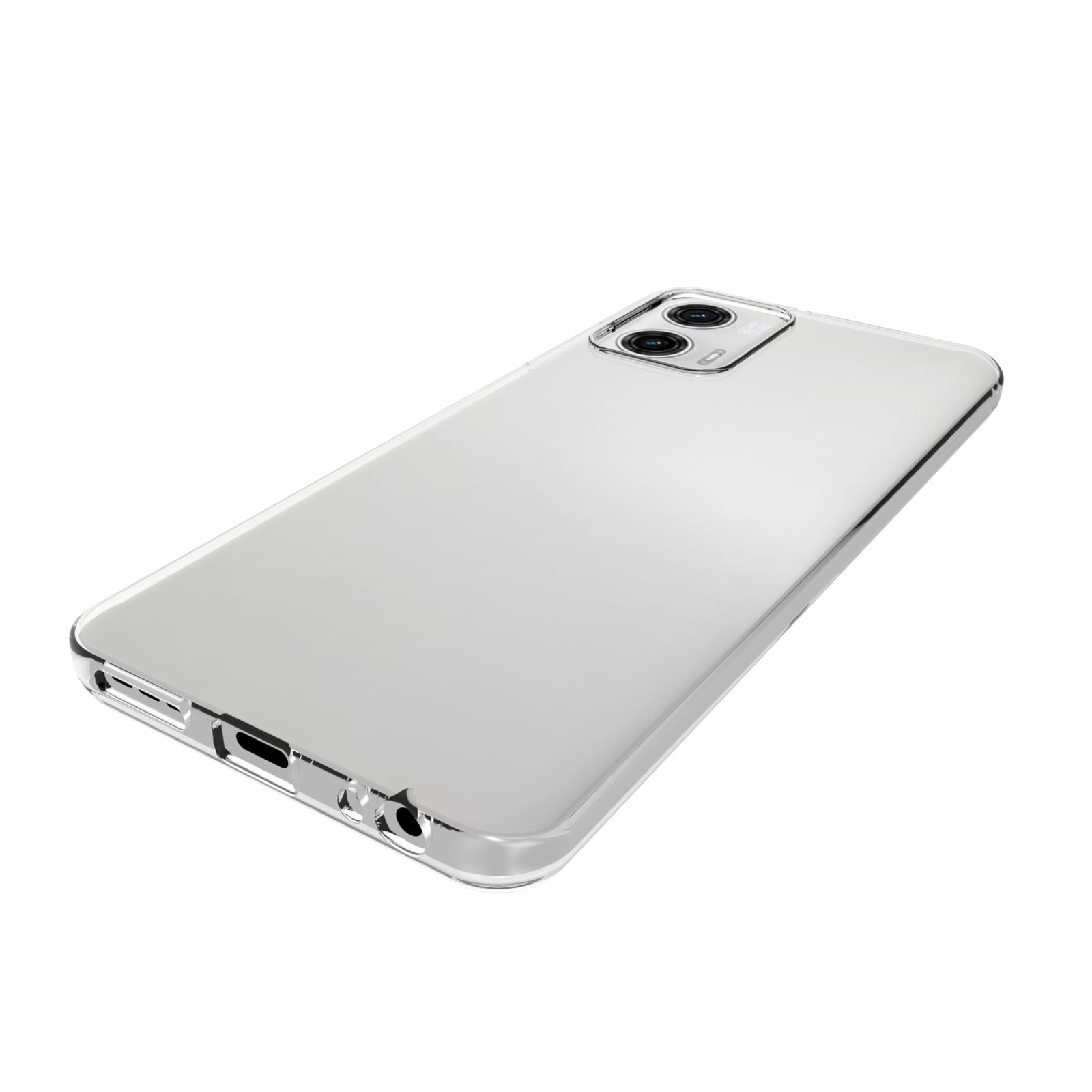10Pcs/Pack Soft TPU Phone Case For Motorola Moto G73 5G Inner Watermark-Free Shockproof Transparent Phone Cover