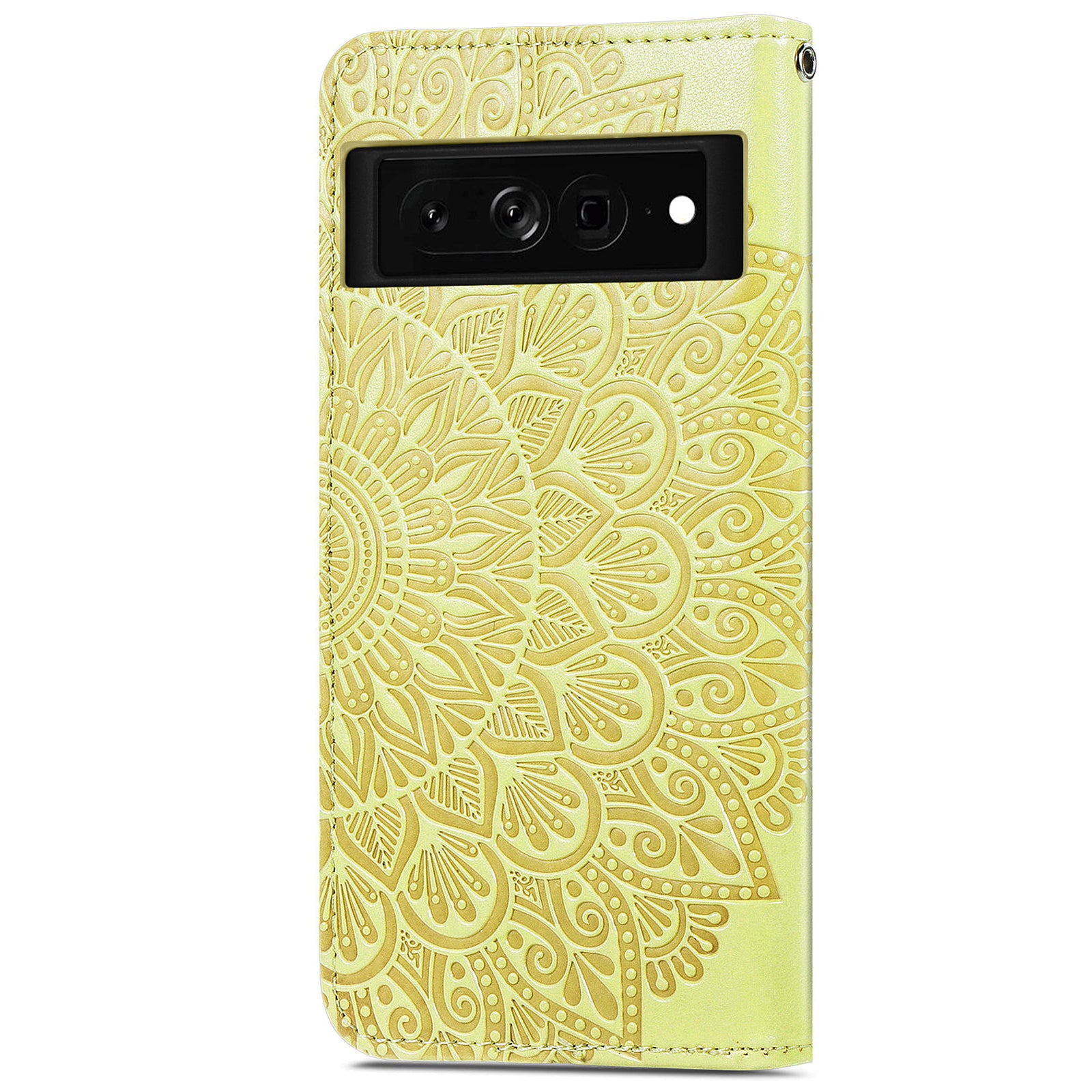 For Google Pixel 7a Imprinted Dream Wings Series PU Leather Shockproof Phone Case Stand Wallet Magnetic Clasp Phone Cover