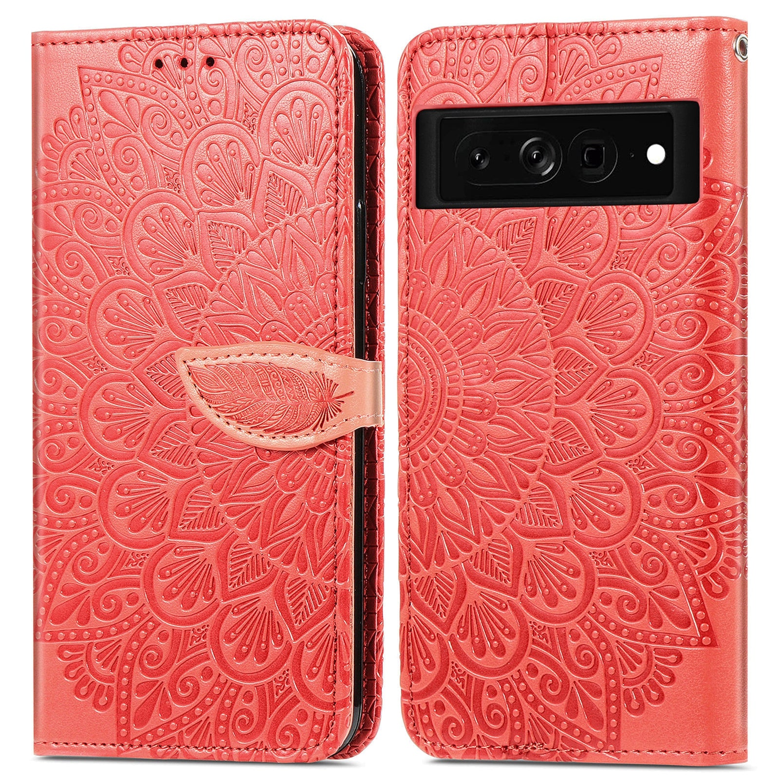For Google Pixel 7a Imprinted Dream Wings Series PU Leather Shockproof Phone Case Stand Wallet Magnetic Clasp Phone Cover