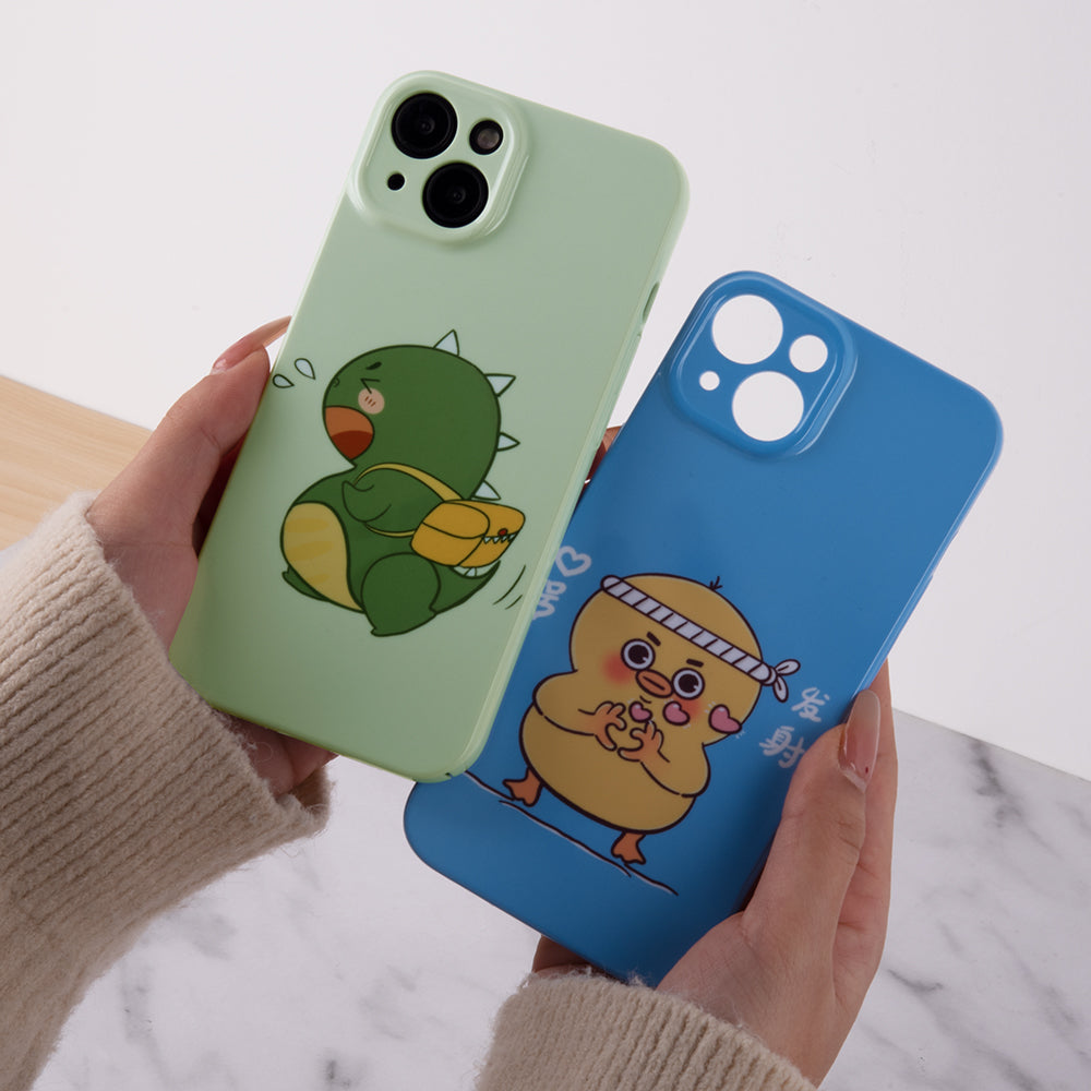 For iPhone 13 6.1 inch Cartoon Pattern Phone Case Anti-scratch Protective Cell Phone Cover