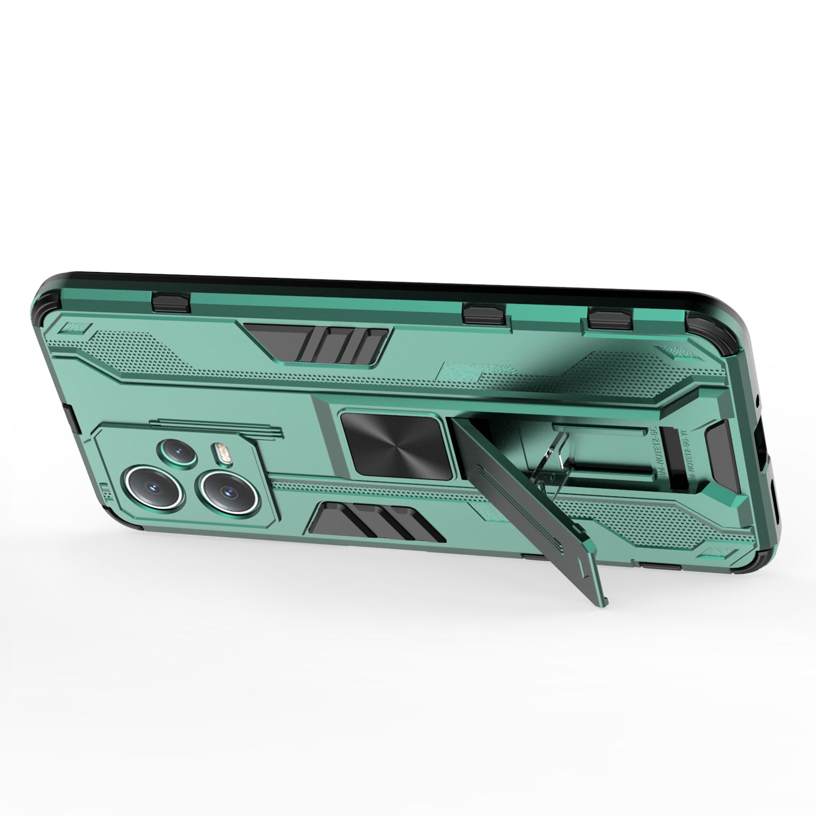 Anti-fall Phone Cover For Xiaomi Redmi Note 12 5G (India) Poco X5 5G Hard PC Soft TPU Protective Phone Case Kickstand