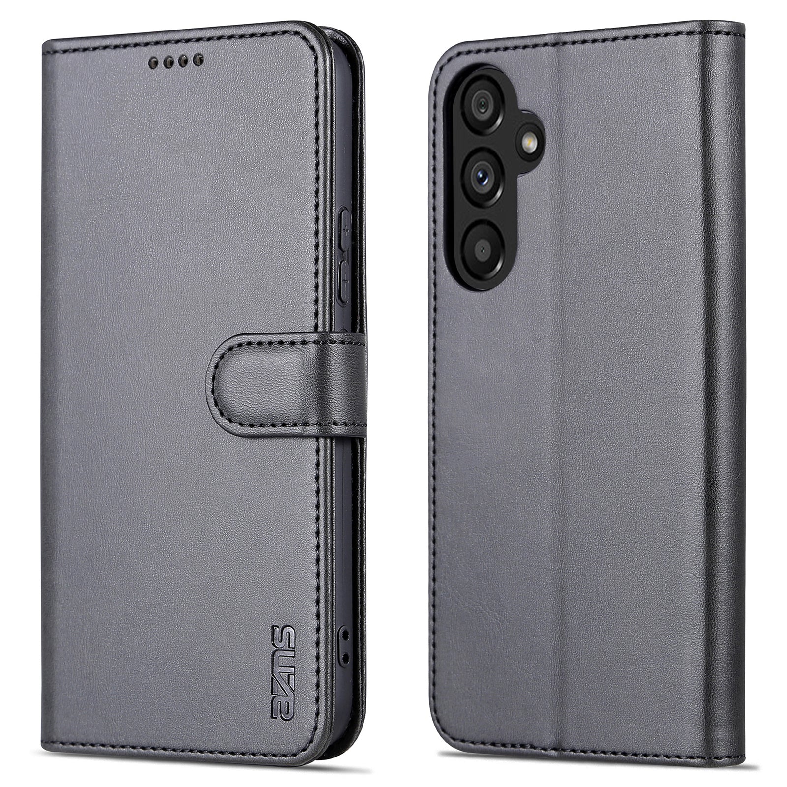 AZNS For Samsung Galaxy A54 5G Magnetic Clasp Phone Case PU Leather Wallet Cover Scratch-resistant Phone Shell with Stand