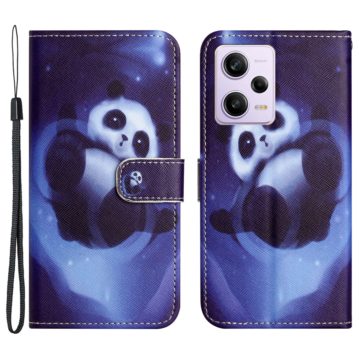 For Xiaomi Redmi Note 12 5G (Global) (India) (China) Poco X5 5G PU Leather Flip Wallet Phone Case 3D Pattern Printing Stand Phone Cover