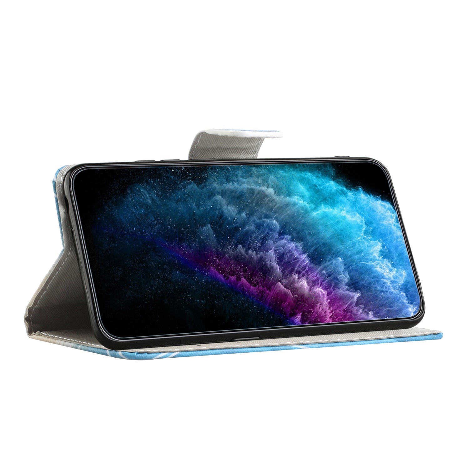 Leather Case for Xiaomi Redmi Note 12 5G (Global) (India) (China) Poco X5 5G Cross Texture Wallet Stand Pattern Printing Phone Cover