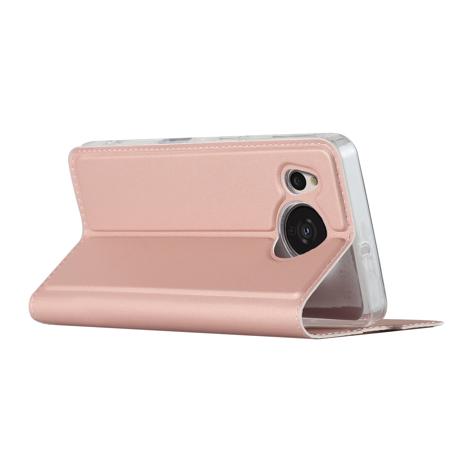 Shockproof Phone Cover For Sharp Aquos Sense 7 PU Leather Phone Case with Stand Card Holder