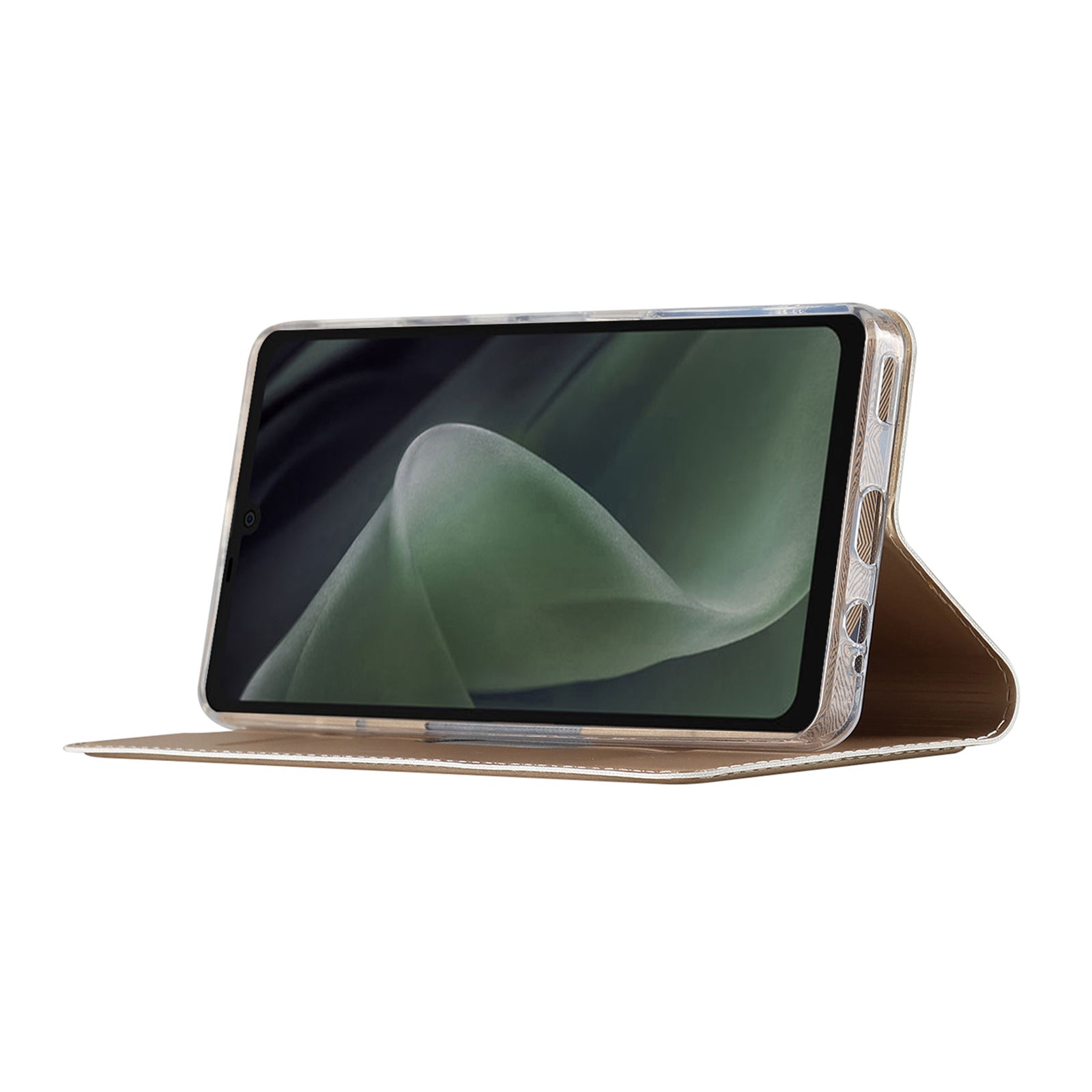 For Sharp Aquos Sense 7 Plus PU Leather Cell Phone Cover Magnetic Anti-drop Phone Case Stand Card Holder