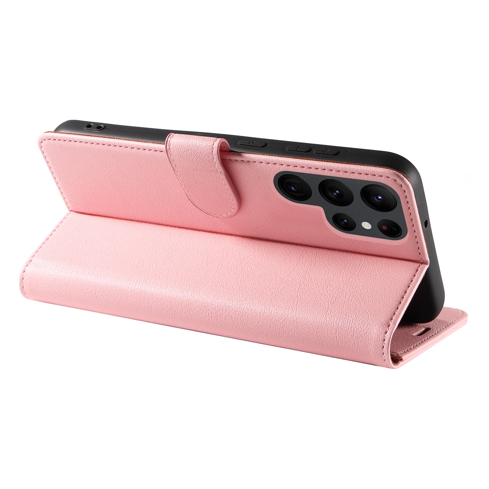 Shockproof Phone Case for Samsung Galaxy S22 Ultra 5G PU Leather RFID Blocking Phone Cover with Wallet Stand