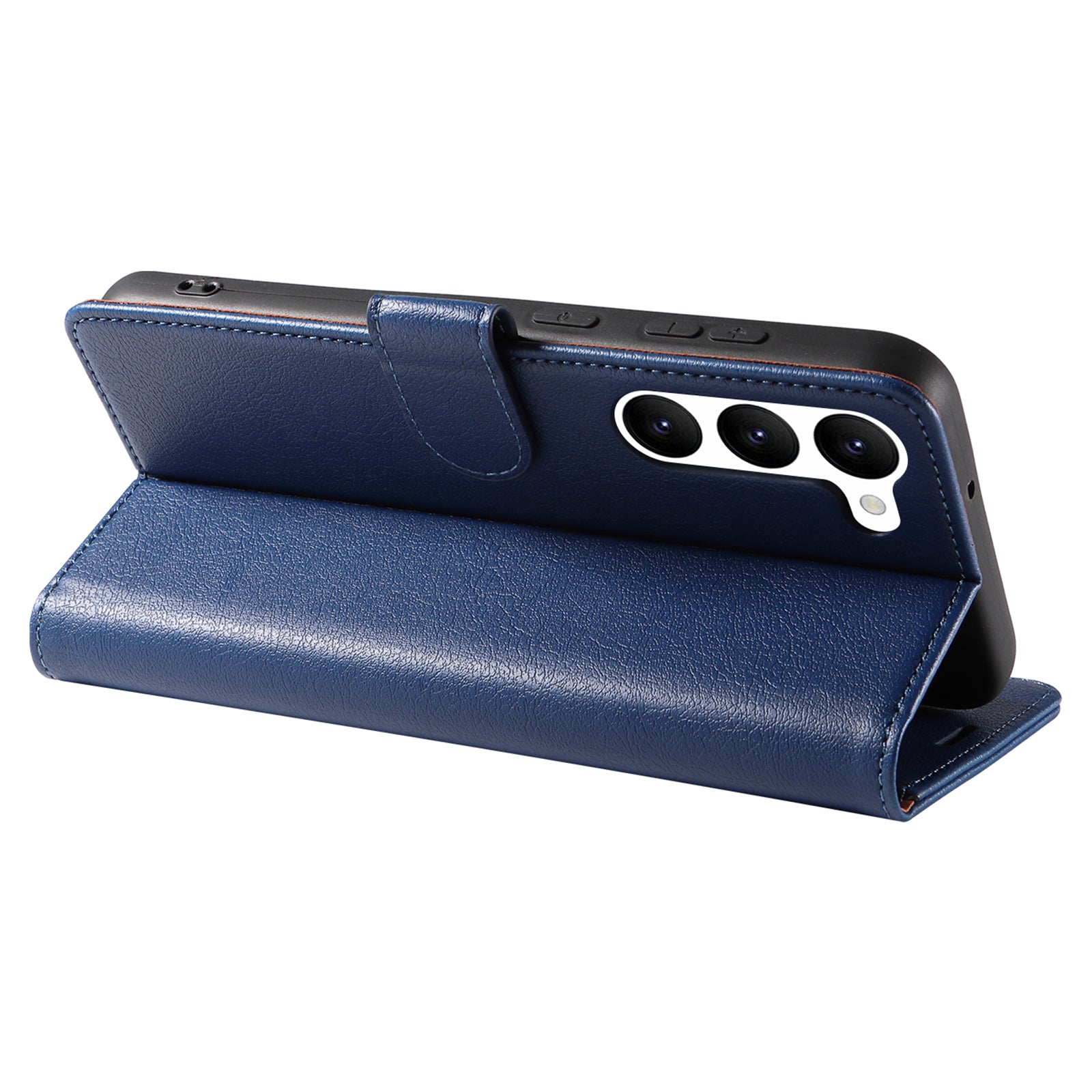 PU Leather Phone Case for Samsung Galaxy S23 Wallet RFID Blocking Stand Magnetic Closure Phone Cover