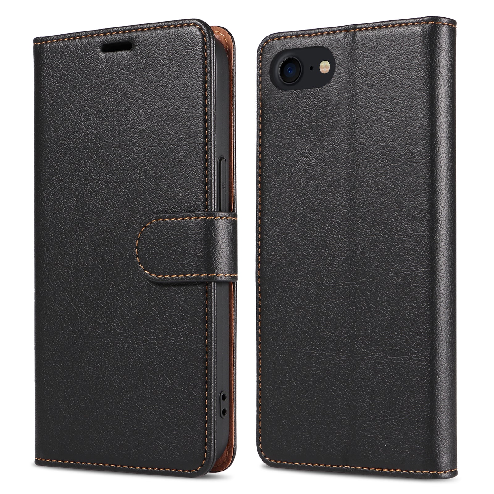 Protective Phone Case For iPhone 7 4.7 inch 8 4.7 inch SE (2020) SE (2022) Shockproof RFID Blocking Flip Leather Phone Cover with Wallet Stand