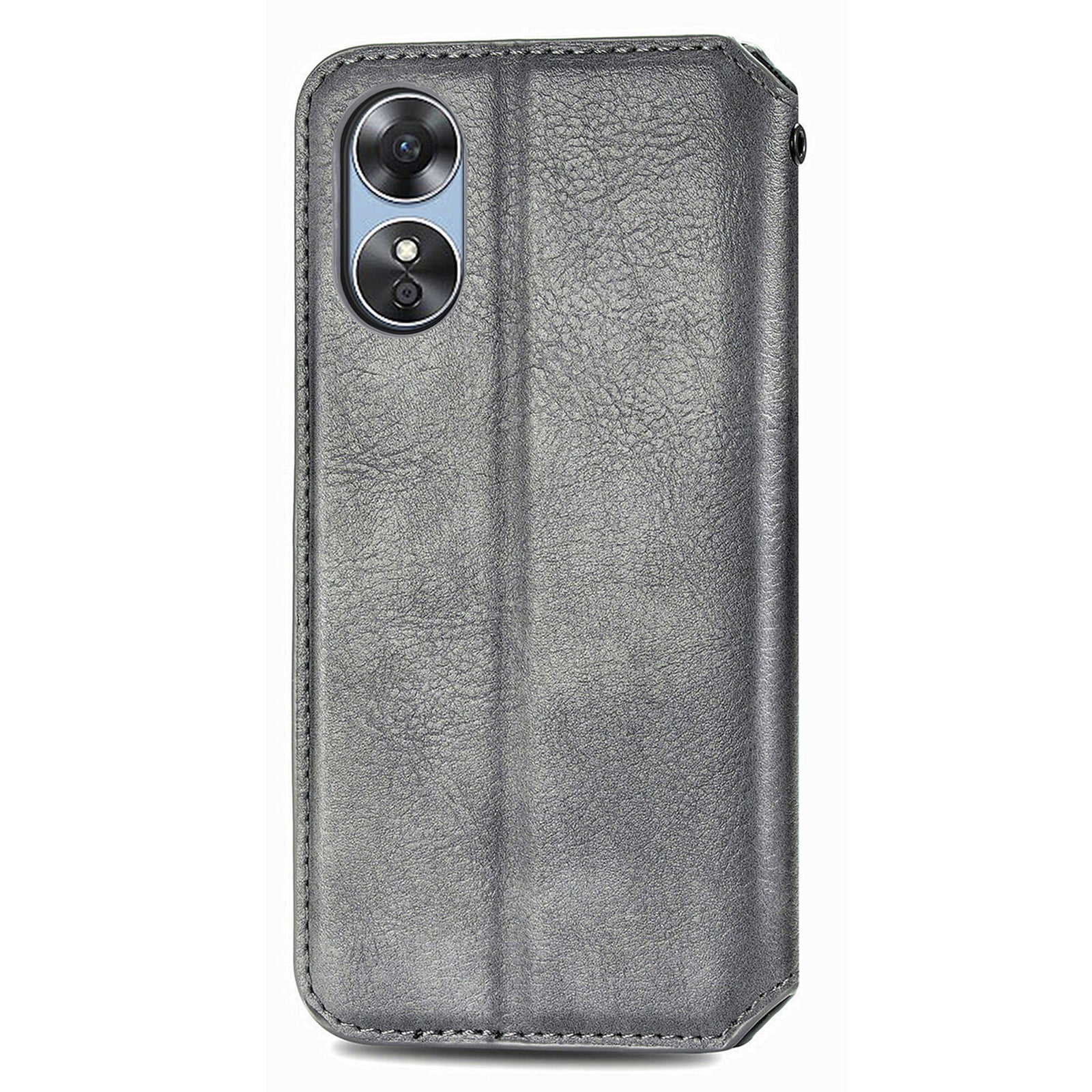 For Oppo A17 4G A17k 4G Shockproof Phone Case Magnetic Flip Leather Case Anti-scratch Cell Phone Cover with Stand Wallet