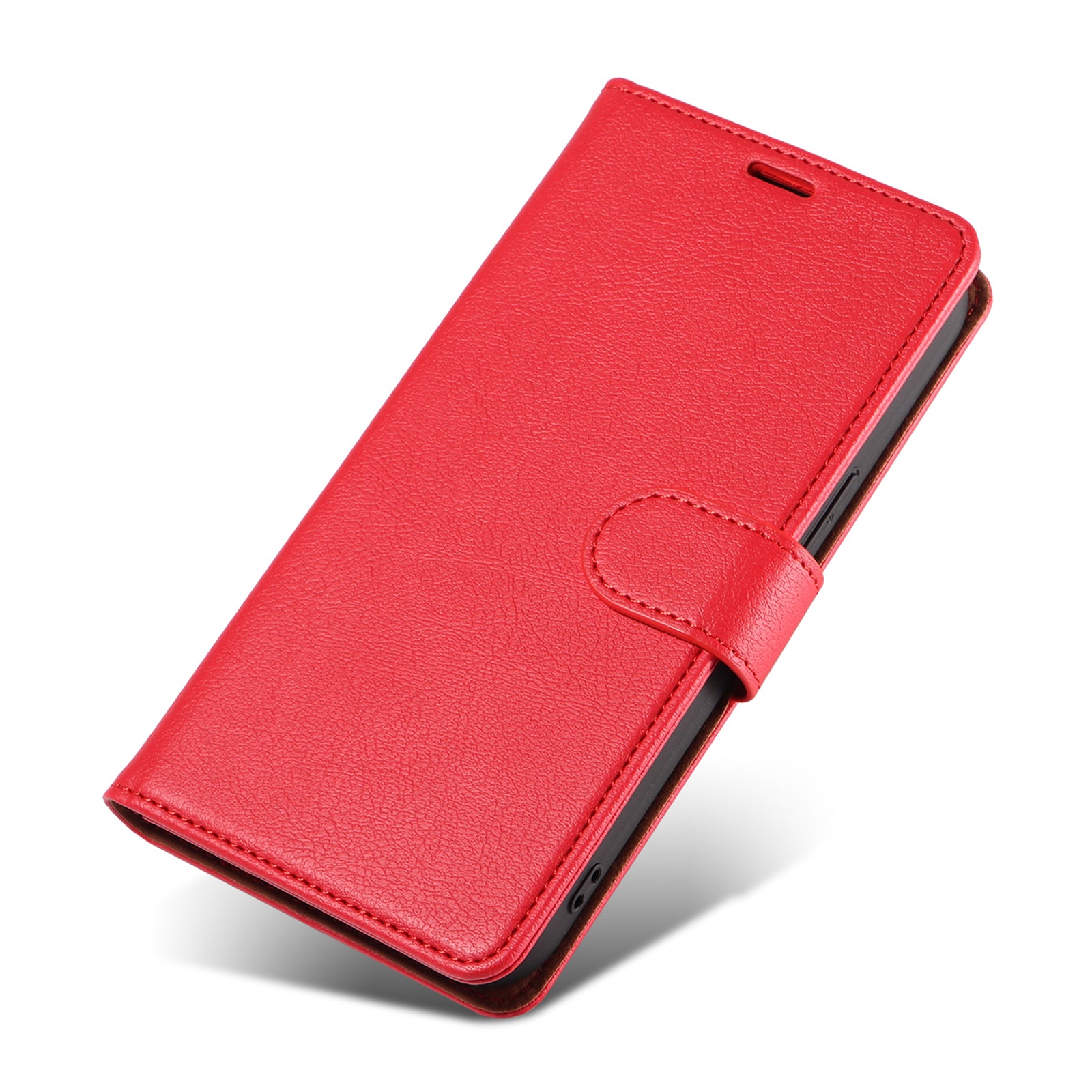 PU Leather Case for iPhone 14 Pro RFID Blocking Stand Wallet Shockproof Magnetic Closure Phone Cover