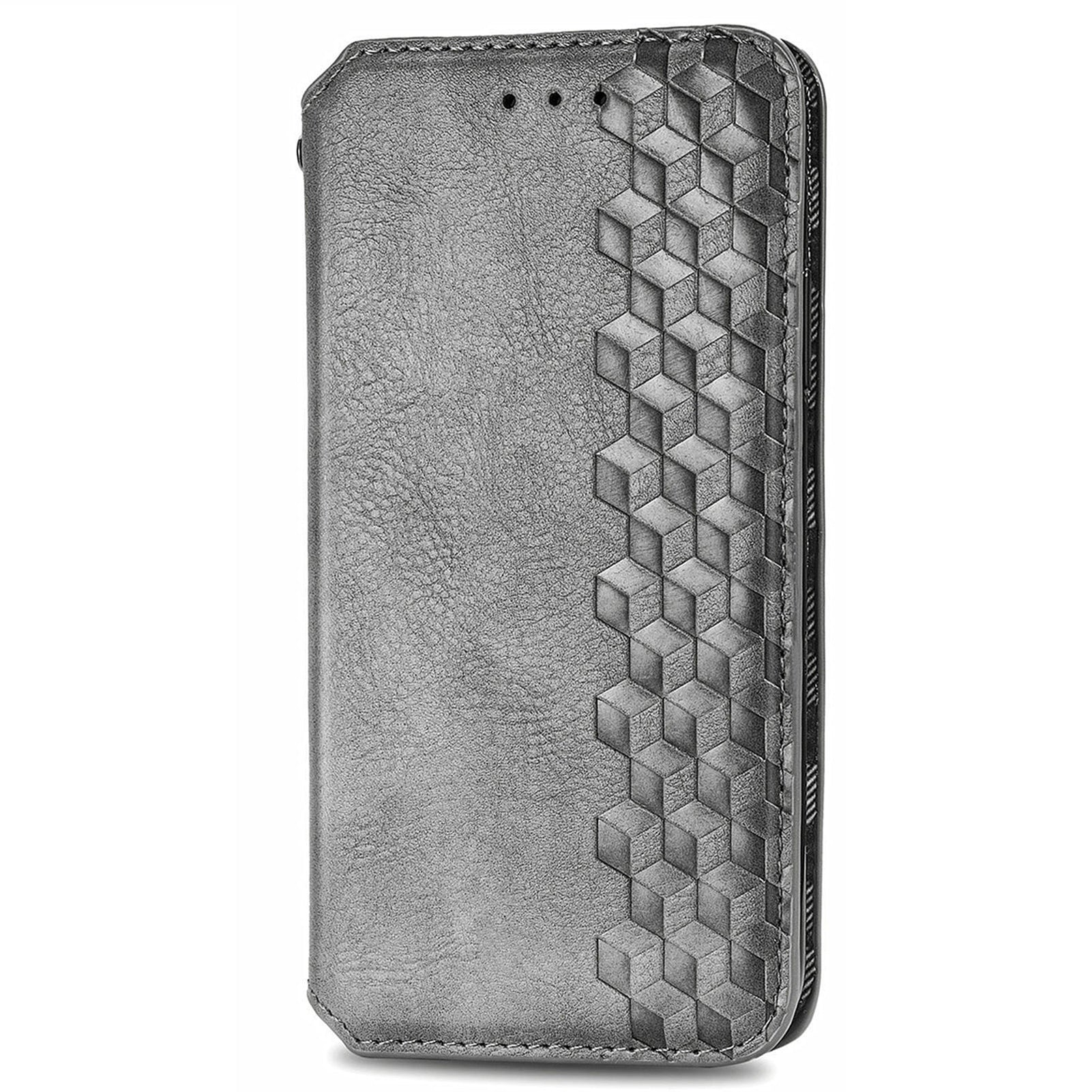 For Oppo A16s A16 A54s Full Protection Cell Phone Cover Flip Leather Wallet Stand Imprinting Rhombus Magnetic Phone Case