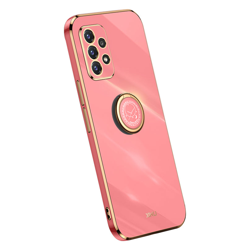 XINLI Slim Phone Case Kickstand pro Samsung Galaxy A32 4G (EU verze) Galvanické pokovování Ochranný kryt telefonu proti pádu