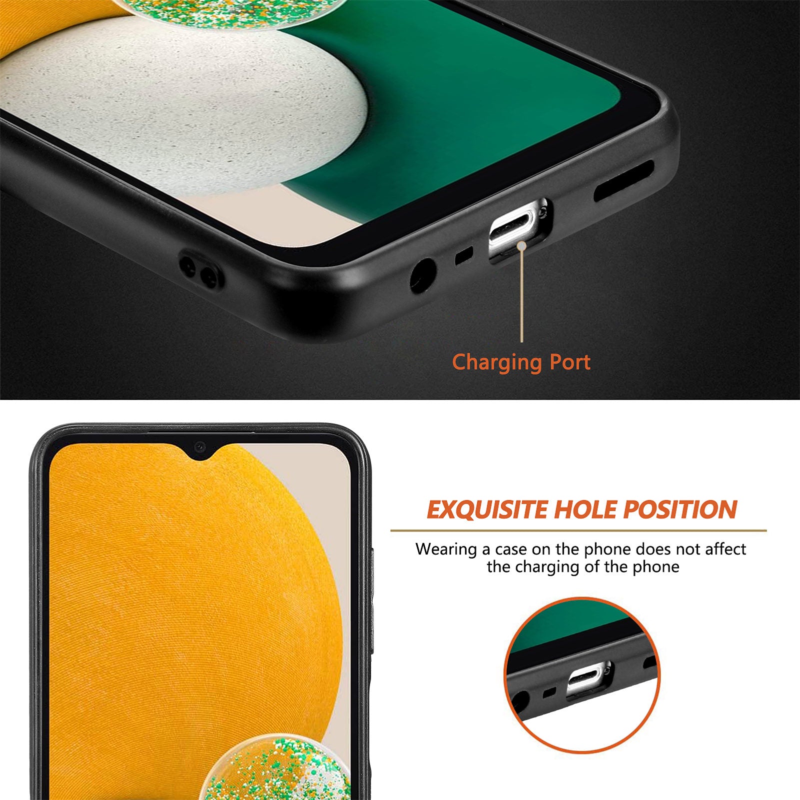 Protective Case for Samsung Galaxy A04s 4G (164.7 x 76.7 x 9.1 mm) / A13 5G / M13 5G Shockproof Camouflage Pattern PU Leather Coated PC TPU Precise Cutout Cover