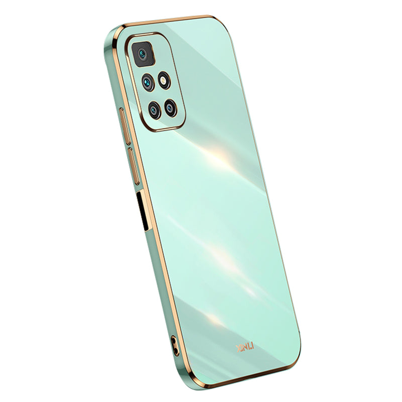 XINLI For Xiaomi Redmi 10 4G (2021) Redmi 10 2022 4G Redmi 10 Prime Redmi Note 11 4G (MediaTek) Phone Case with Electroplating Edge