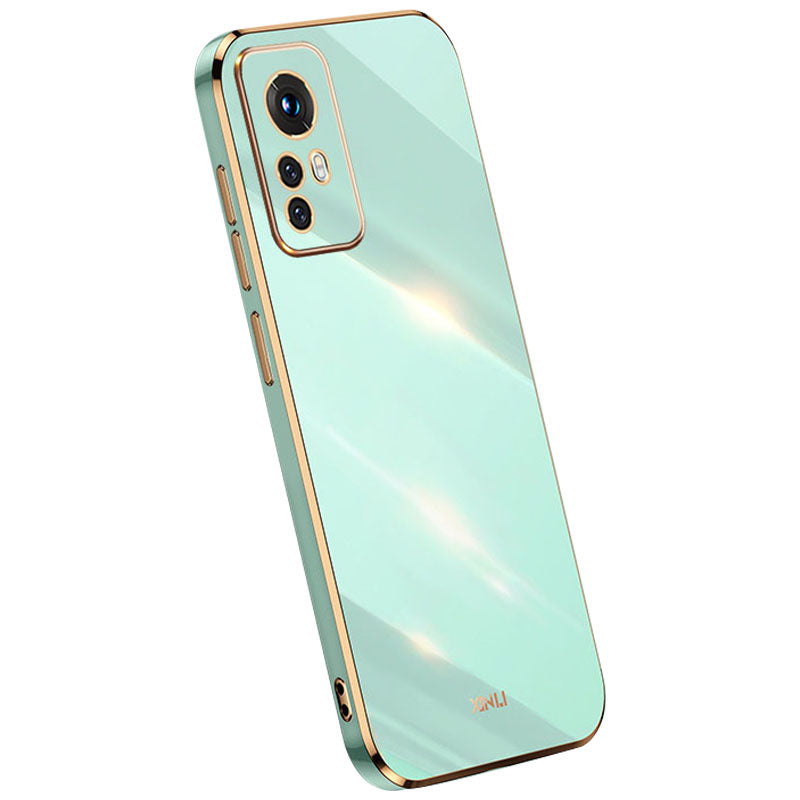 XINLI for Xiaomi 12 Lite 5G Soft TPU Phone Case Shockproof Electroplating Full Camera Lens Protection Cover