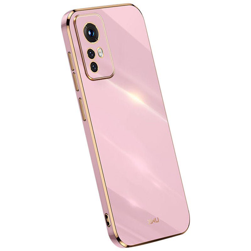 XINLI for Xiaomi 12 Lite 5G Soft TPU Phone Case Shockproof Electroplating Full Camera Lens Protection Cover