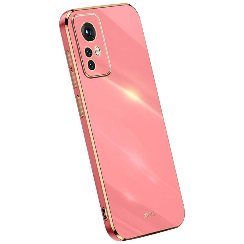 XINLI for Xiaomi 12 Lite 5G Soft TPU Phone Case Shockproof Electroplating Full Camera Lens Protection Cover