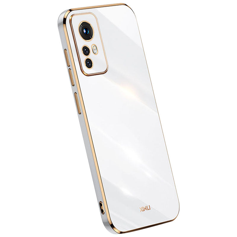 XINLI for Xiaomi 12 Lite 5G Soft TPU Phone Case Shockproof Electroplating Full Camera Lens Protection Cover