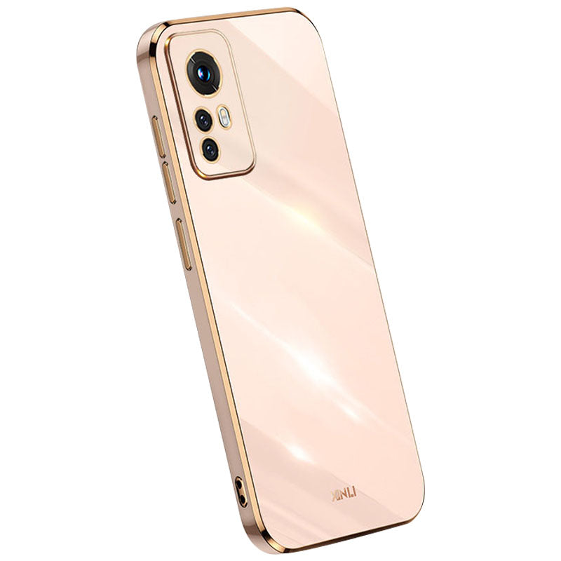 XINLI for Xiaomi 12 Lite 5G Soft TPU Phone Case Shockproof Electroplating Full Camera Lens Protection Cover