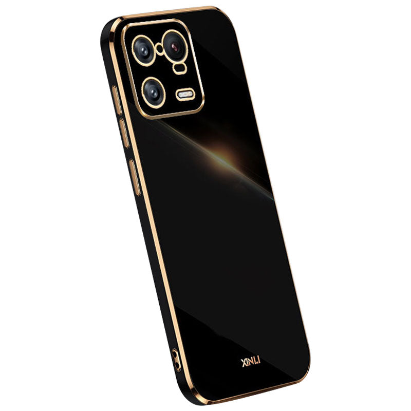 XINLI Electroplating TPU Phone Case for Xiaomi 13 Pro 5G Back Shell Full Camera Lens Protection Cover