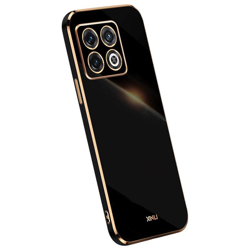 XINLI TPU Phone Case for OnePlus 10 Pro 5G Electroplating Shockproof Full Camera Lens Protection Cover