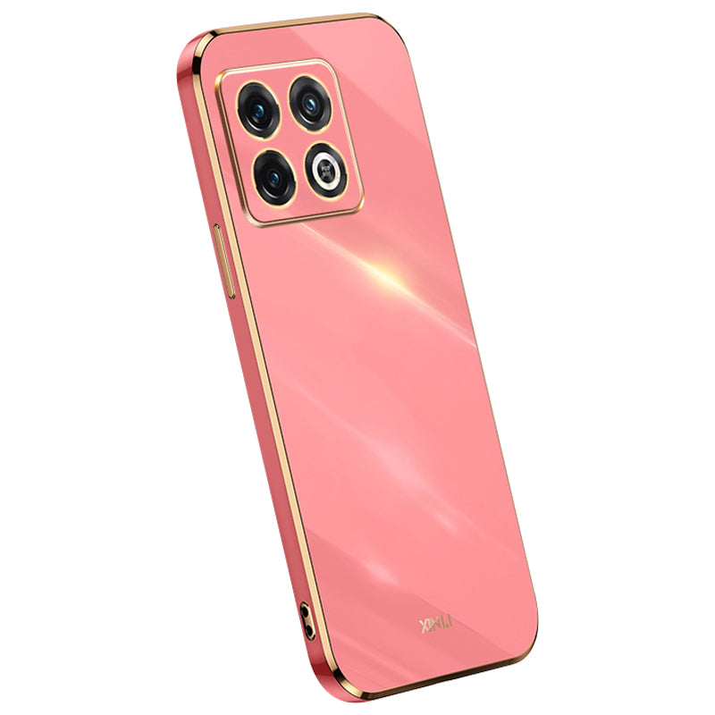 XINLI TPU Phone Case for OnePlus 10 Pro 5G Electroplating Shockproof Full Camera Lens Protection Cover