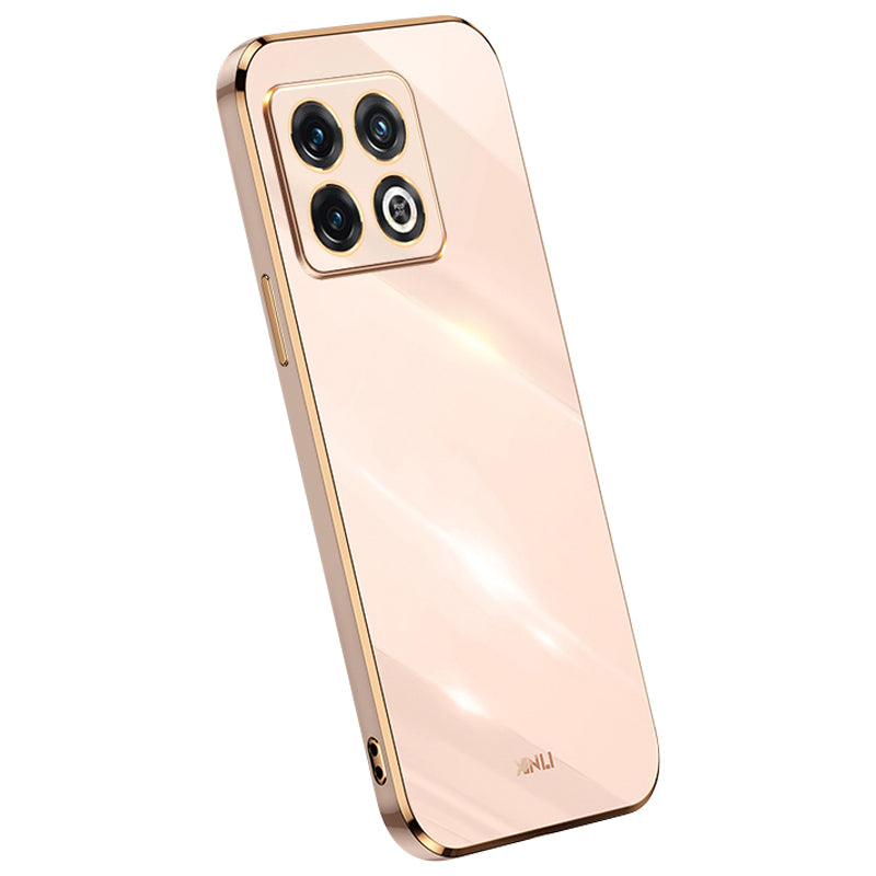 XINLI TPU Phone Case for OnePlus 10 Pro 5G Electroplating Shockproof Full Camera Lens Protection Cover