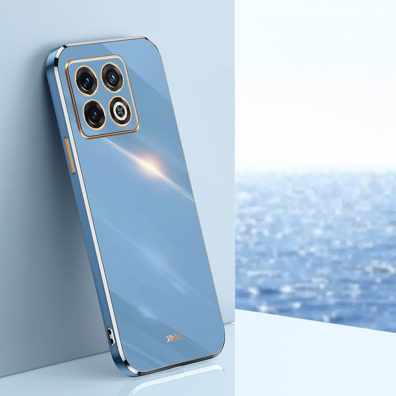 XINLI for OnePlus 10T 5G Ace Pro 5G Anti-scratch TPU Phone Case Electroplating Full Camera Lens Protection Cover