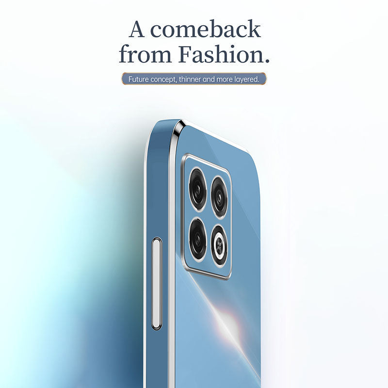 XINLI for OnePlus 10T 5G Ace Pro 5G Anti-scratch TPU Phone Case Electroplating Full Camera Lens Protection Cover