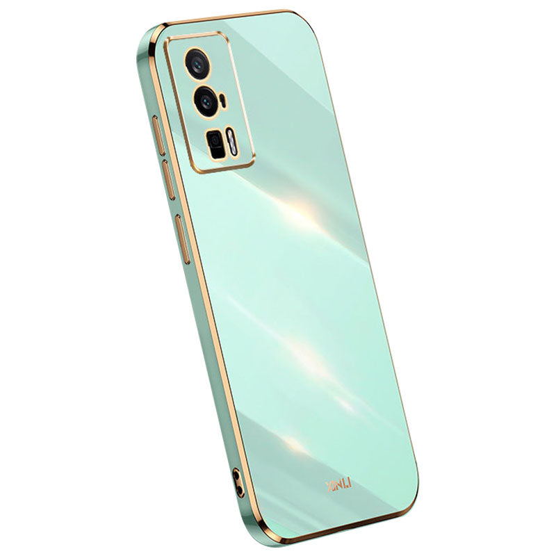 XINLI Soft Phone Case for Xiaomi Poco F5 Pro 5G Redmi K60 Pro 5G K60 5G Electroplating TPU Back Shell Full Camera Lens Protection Cover