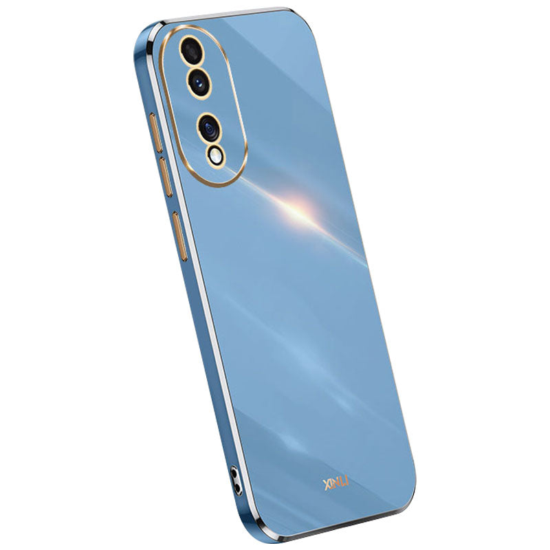 XINLI TPU Phone Case for Honor 80 5G Electroplating Edge Camera Protection Phone Cover
