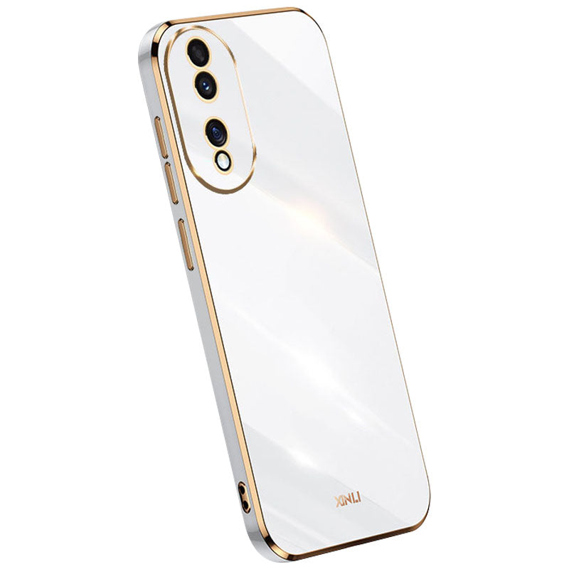 XINLI TPU Phone Case for Honor 80 5G Electroplating Edge Camera Protection Phone Cover