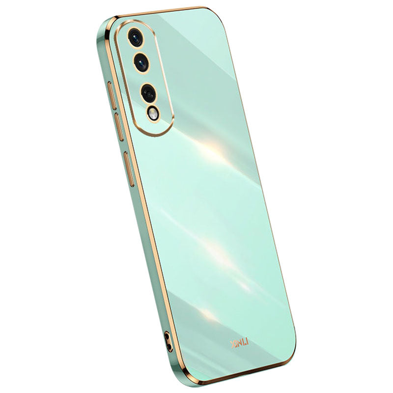 XINLI for Honor 80 Pro 5G Electroplated Edge Soft TPU Phone Case Full Camera Protection Anti-Scratch Cover