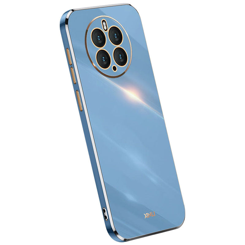 Ochranné pouzdro na telefon XINLI odolné proti poškrábání pro Huawei Mate 50 Pro 4G s galvanickým pokovováním TPU zadní skořepina kompletního ochranného krytu objektivu fotoaparátu