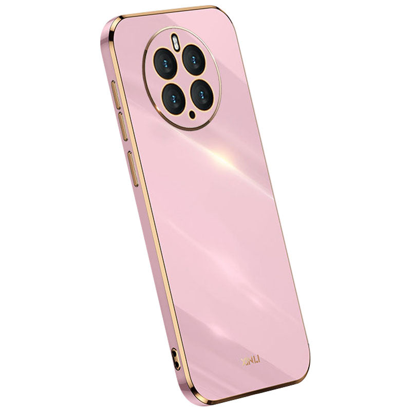 Ochranné pouzdro na telefon XINLI odolné proti poškrábání pro Huawei Mate 50 Pro 4G s galvanickým pokovováním TPU zadní skořepina kompletního ochranného krytu objektivu fotoaparátu